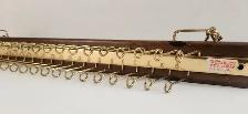 Vintage Brass Hook Tie Belt Wall Rack - Photo 5