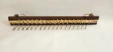 Vintage Brass Hook Tie Belt Wall Rack - Photo 7