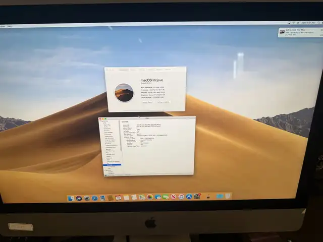 2019 Apple iMac 5K Display 27' 2019 Intel 3.6GHz 8-Core i9-9900K