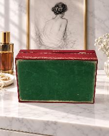 Vintage Mele Tiered Leather Jewelry Box - Photo 3