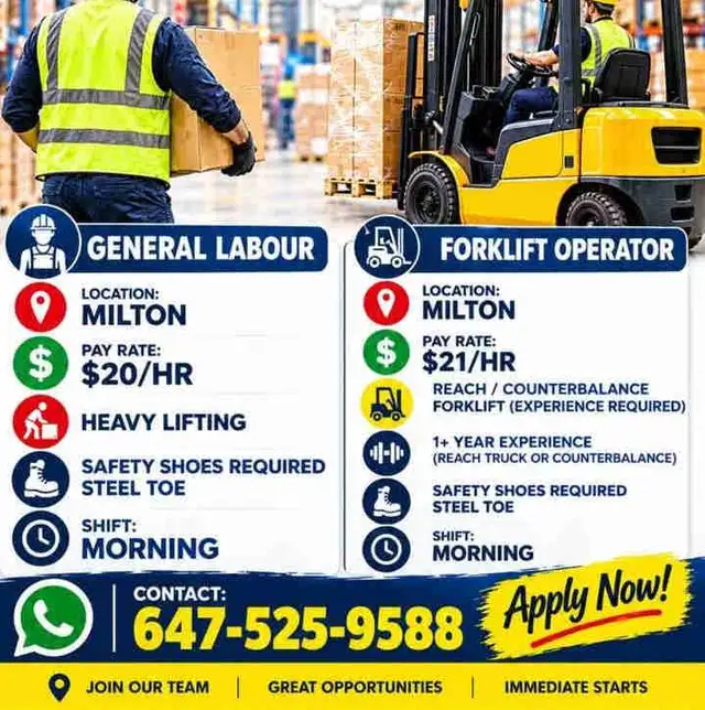 General labour in Milton