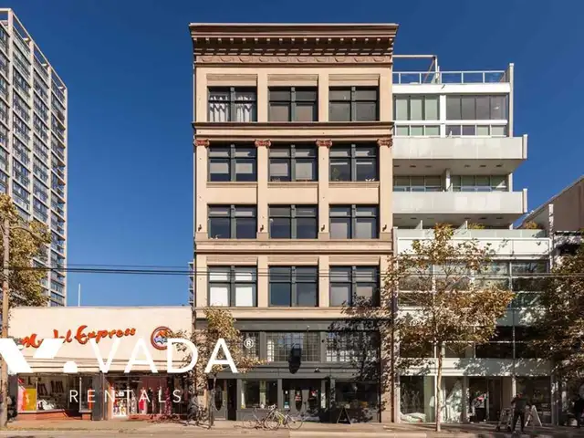 The Paris Block 1 BR Loft Rental 406-53 West Hastings St Vancouv
