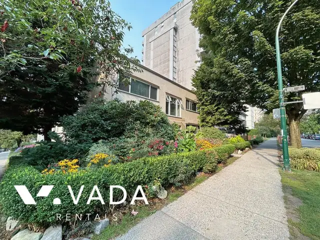 Valcrest Manor 1 BR APT Rental 12-1208 Burnaby St Vancouver: VAD