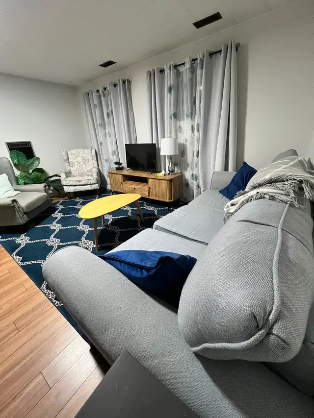 Furnished One Bedroom Basement Apartment