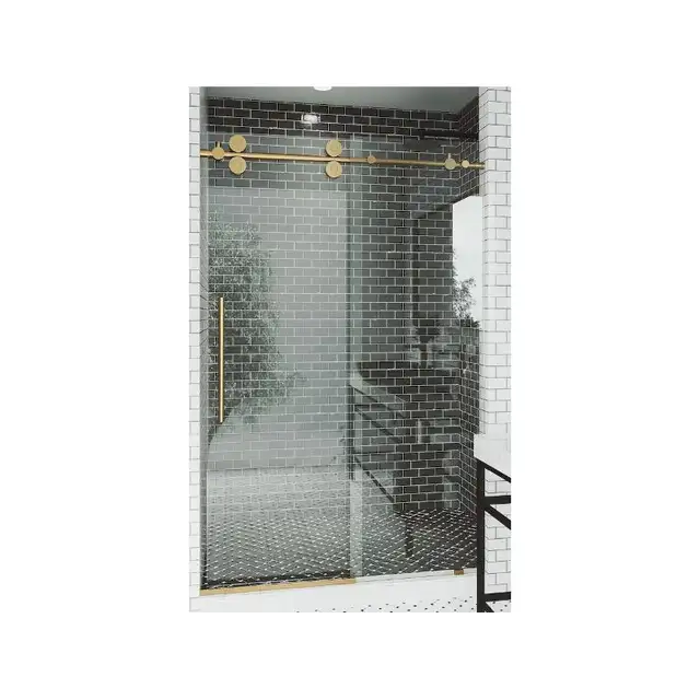 Vigo 56-60-inch Elan Adjustable Frameless Sliding Shower Door