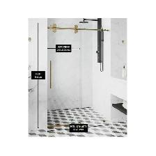 Vigo 56-60-inch Elan Adjustable Frameless Sliding Shower Door - Photo 2