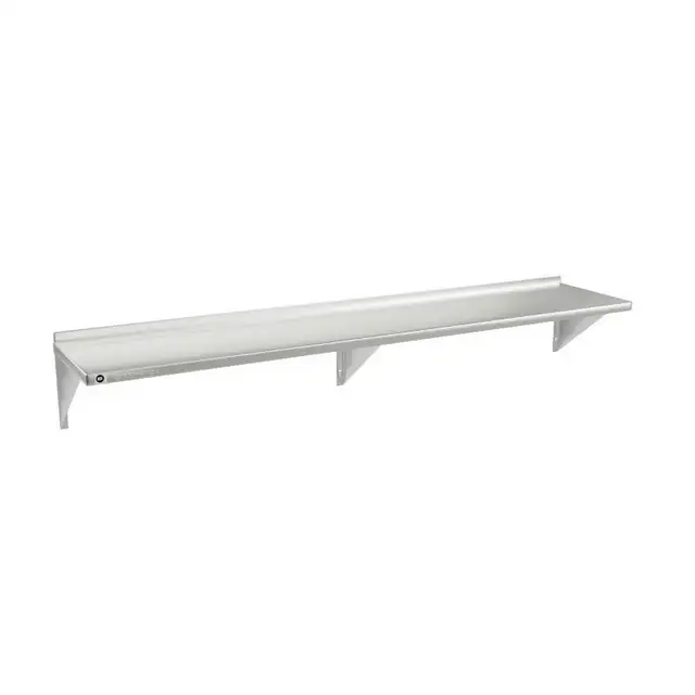 Wall Shelf 18 Gauge 430 Stainless Steel, 12' x 60', SAWS1260