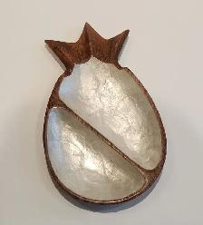 Vintage Capiz Shell Pineapple Catchall Dish - Photo 5