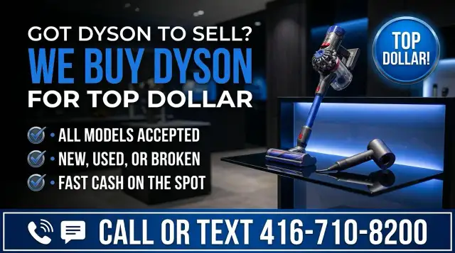 Get an Offer for Your Previously Owned Dyson Equipment
