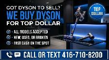 Get an Offer for Your Previously Owned Dyson Equipment