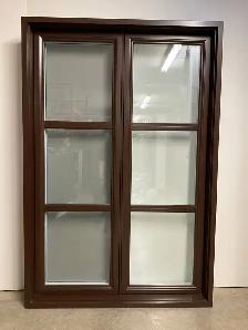10548BH Fenêtre Battant HYBRIDE Brun marron   49 3/4x78 1/4