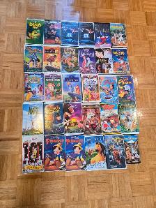 30 Disney assorted VHS tapes and other childrens movies