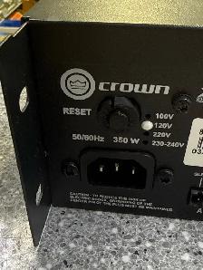 Crown XLS 2002 2 Chanel 650 Power Amp - Photo 5