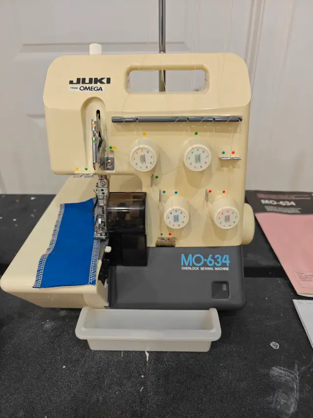 Vintage Juki MO-634 Serger – Mint, Metal Frame, Serviced