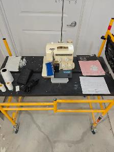 Vintage Juki MO-634 Serger – Mint, Metal Frame, Serviced - Photo 2