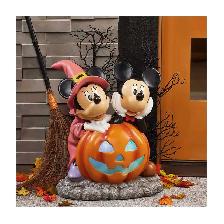Mickey & Minnie Pumpkin With Lights & Music