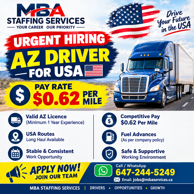 AZ DRIVER FOR USA