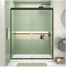 New Double Sliding Glass Shower Door 50-54 in. W x 70 inch - Photo 3