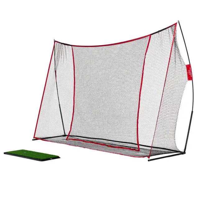 Palladium Golf Practice Driving Range Kit, 10 x 7 ft Net with We