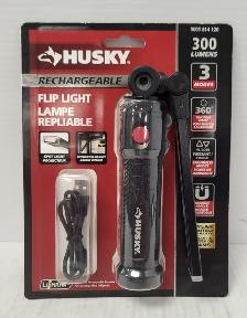(N93898-3) Husky 1001 814 120 Rechargeable Flip Light