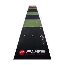Pure2Improve 5.0 Golf Putting Mat Bundle, 16.4 ft (5 m) with Aim