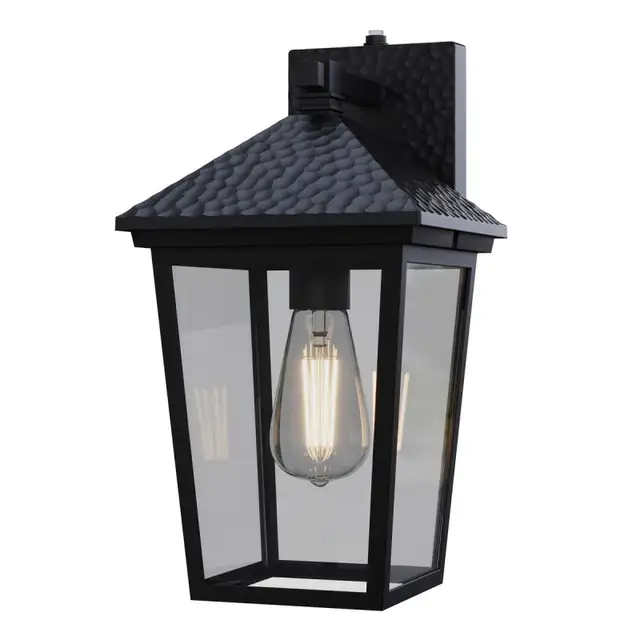Good Earth Lighting Outdoor LED Wall Lantern with Dusk-to-Dawn S