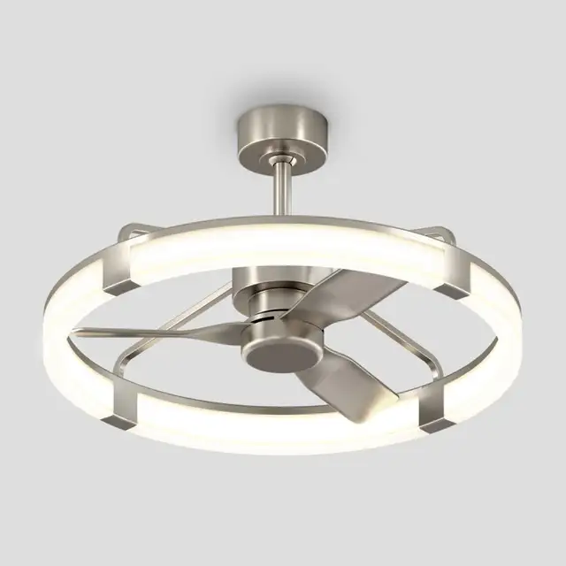 Artika Sunnyvale 28 in. LED Ceiling Fan with Remote, Brushed Nic