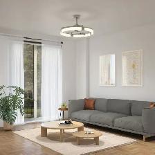 Artika Sunnyvale 28 in. LED Ceiling Fan with Remote, Brushed Nic - Photo 4