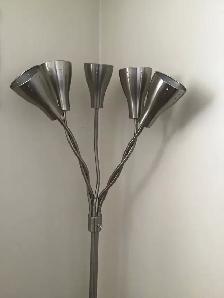 tall silver multidirectional lamp - Photo 2