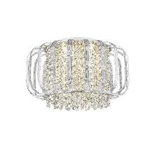 OVE Decors Adelizza III LED Flush Mount Ceiling Light with Cryst - Photo 3