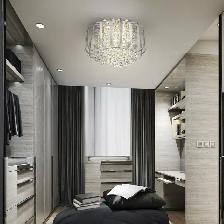 OVE Decors Adelizza III LED Flush Mount Ceiling Light with Cryst - Photo 4