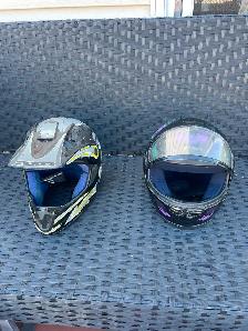 Adult Helmets for Sale $10 each.