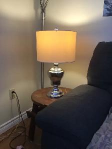 silver desk lamp