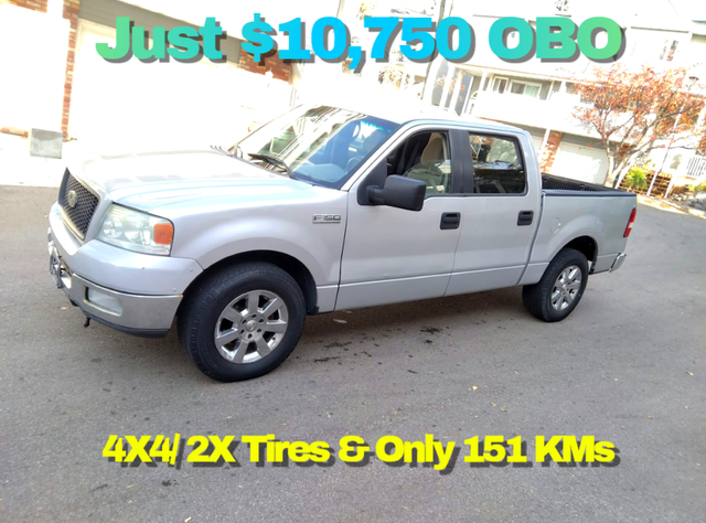 06 F150 4x4, Mint & Only 151KMs ⭐Only $10,750 OBO⭐