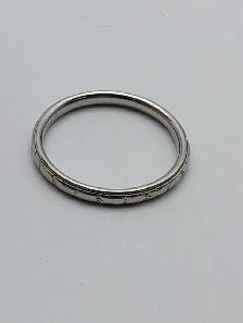 (B6463) Ring White Gold 19K 2.7 Grams Size7.25 - Photo 5