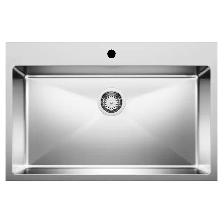 Blanco Quatrus R15 Super Single Drop-In Kitchen Sink, Stainless