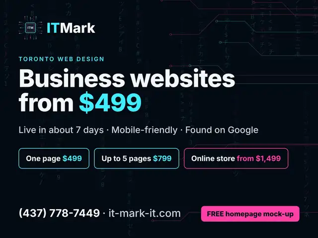 Website Design Toronto | Business Websites from $499