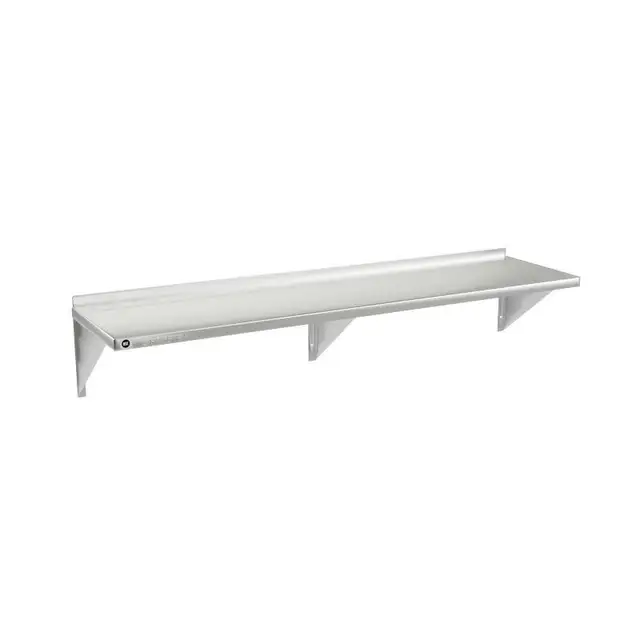 Sage Manufacturing Wall Shelf 12' x 48' Stainless Steel 18 Gauge