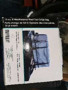 15 cu ft weather proof top catgo bag
