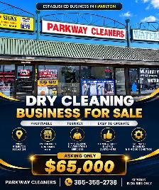 Established Dry Cleaning Business for Sale – Hamilton