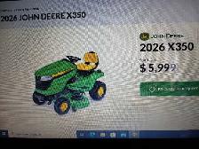2026 JOHN DEERE X350 LIKE NEW ASKING $5500 O.B.O - Photo 2