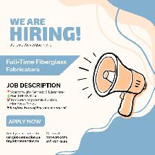 HIRING: Full-Time Fiberglass Fabricators