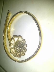 BELLE CEINTURE NEUVE LAITON 22'x26'LONG GR 4-6 FEM OU ADO: $5.00 - Photo 2