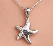 Brand New Silver Necklace With Pendant For Sale