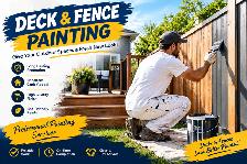 Professional Deck Staining & Fence Painting Services