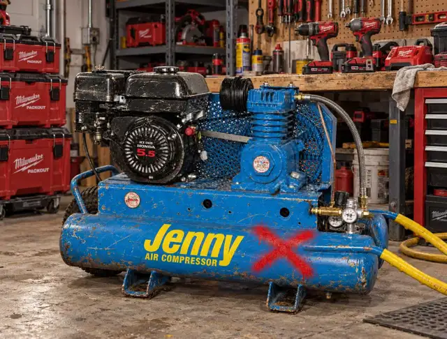 jen x, air gas air compressor.$1300