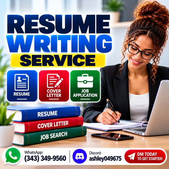 RESUME WRITING SERVICE, COVER LETTER, JOB SEARCH APPLICATION