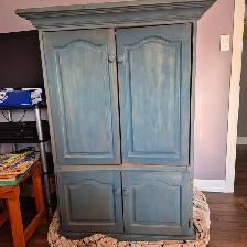 Solid wood TV cabinet