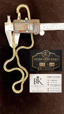 10K yellow Gold Franco Chain # R 72 - Photo 7