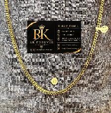 10K yellow Gold Franco Chain # R 72 - Photo 8